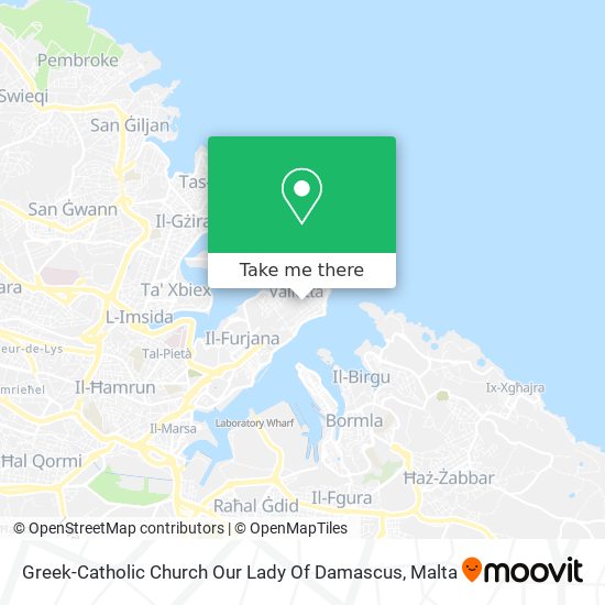 Greek-Catholic Church Our Lady Of Damascus map