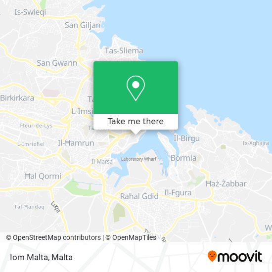 Iom Malta map