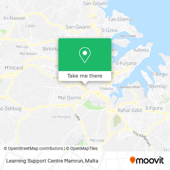 Learning Support Centre Ħamrun map