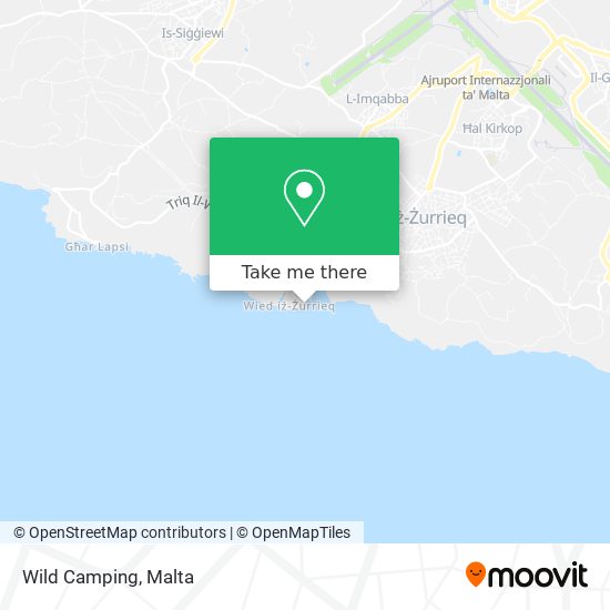 Wild Camping map