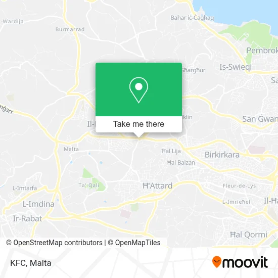 Kfc map