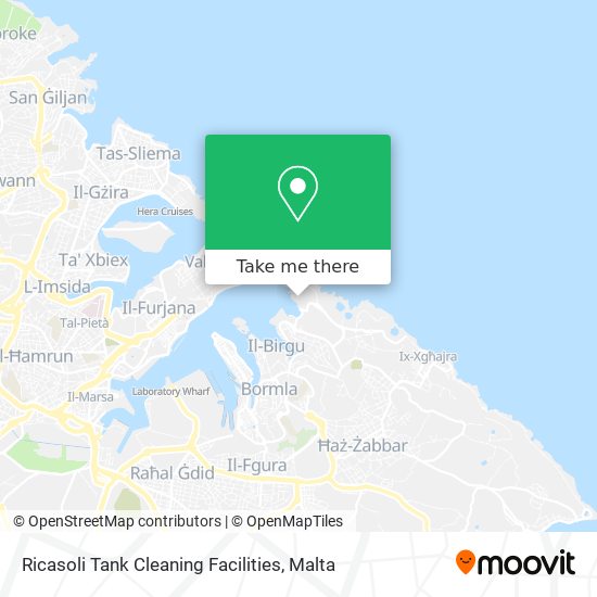Ricasoli Tank Cleaning Facilities map