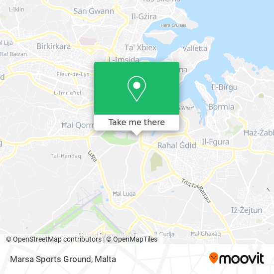 Marsa Sports Ground map