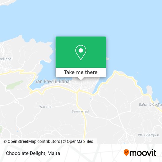 Chocolate Delight map