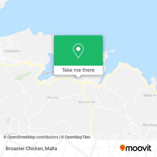 Broaster Chicken map