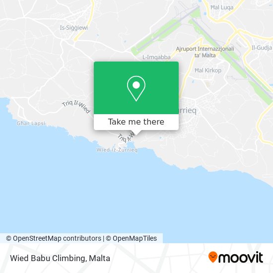 Wied Babu Climbing map