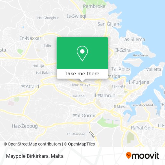 Maypole Birkirkara map