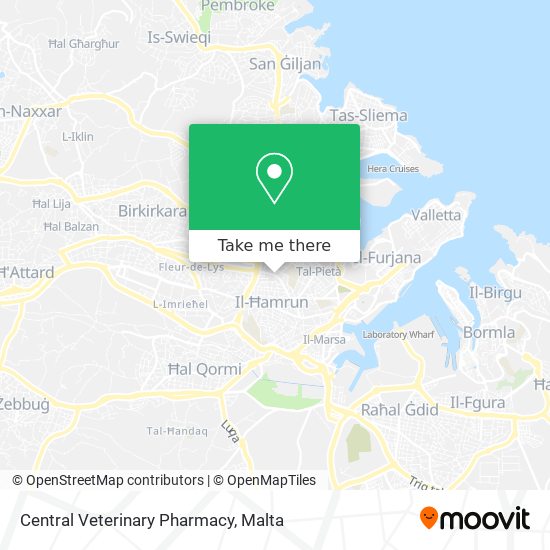 Central Veterinary Pharmacy map