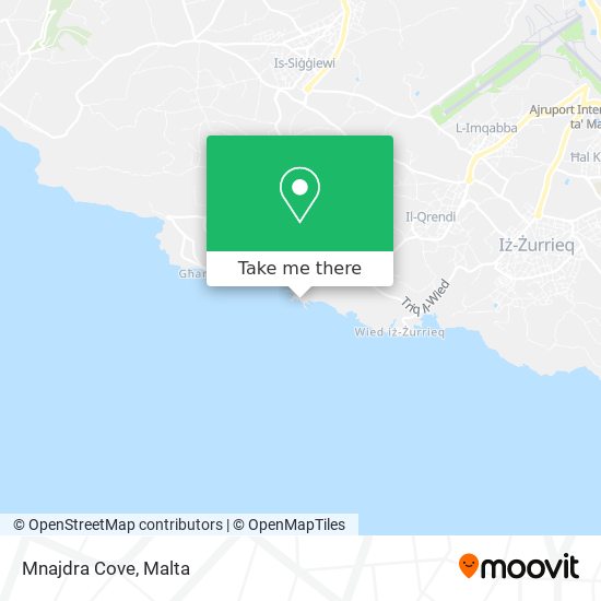 Mnajdra Cove map