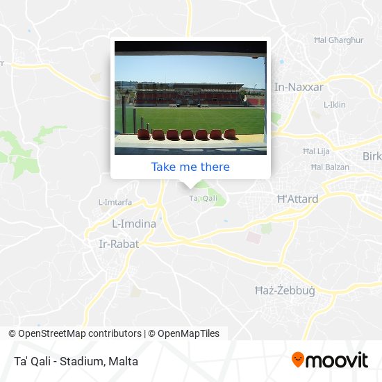 Ta' Qali - Stadium map