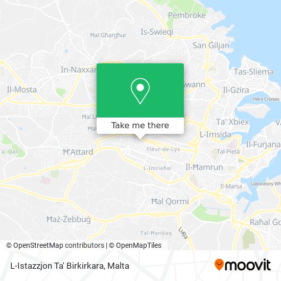 L-Istazzjon Ta' Birkirkara map