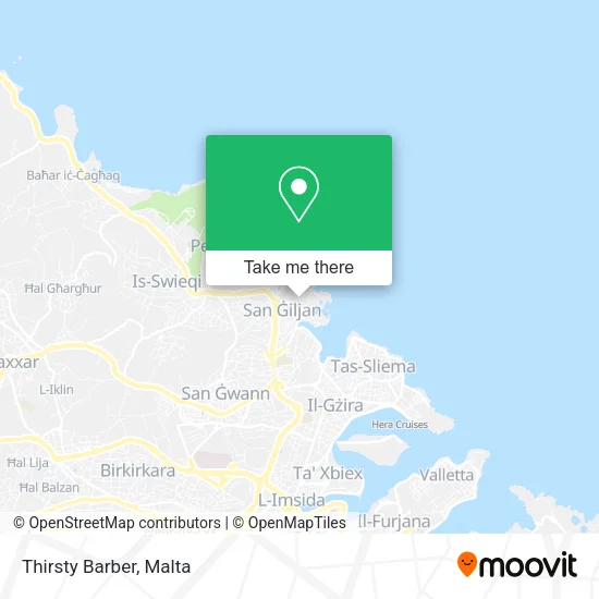 Thirsty Barber map