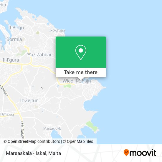 Marsaskala - Iskal map