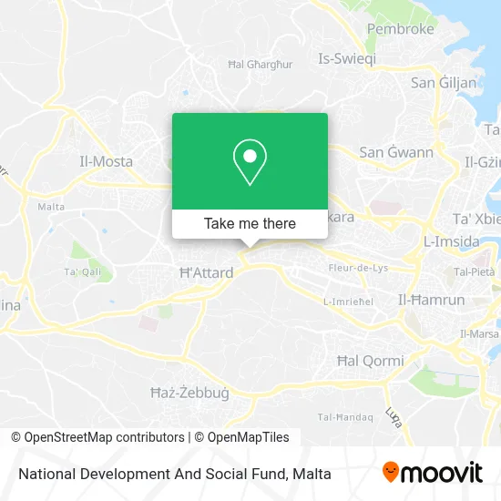 National Development And Social Fund map