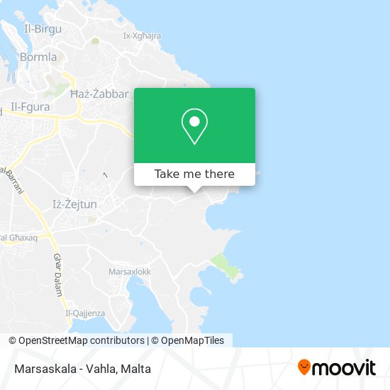 Marsaskala - Vahla map