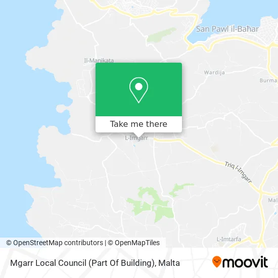 Mgarr Local Council (Part Of Building) map