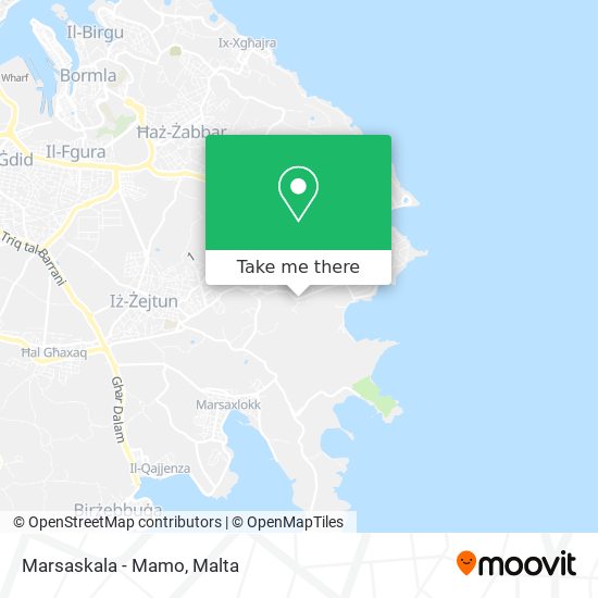Marsaskala - Mamo map