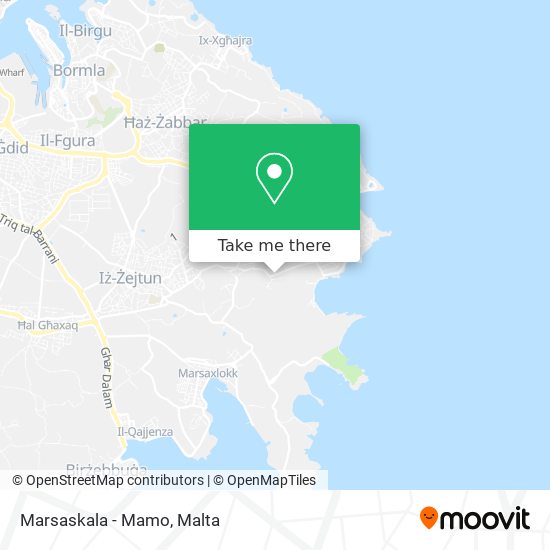 Marsaskala - Mamo map