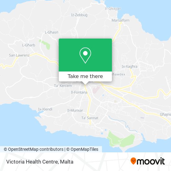 Victoria Health Centre map