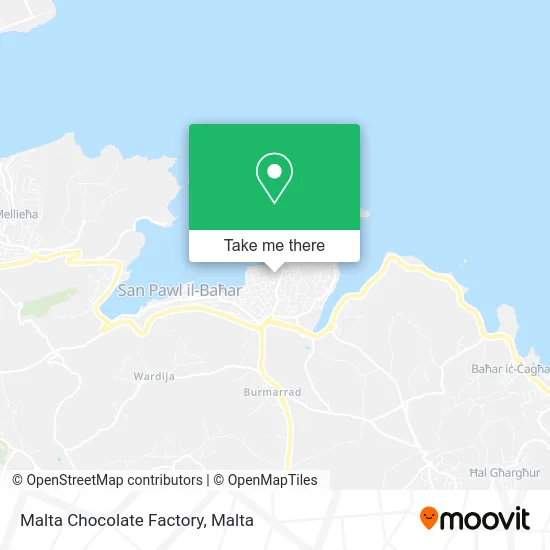 Malta Chocolate Factory map