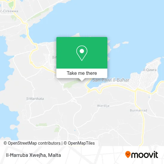 Il-Ħarruba Xwejħa map