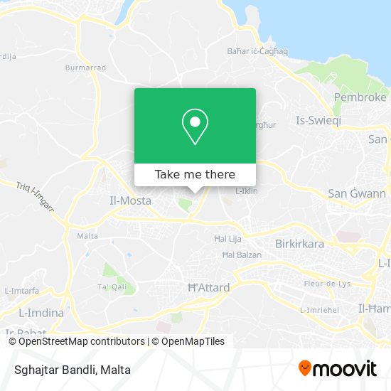 Sghajtar Bandli map