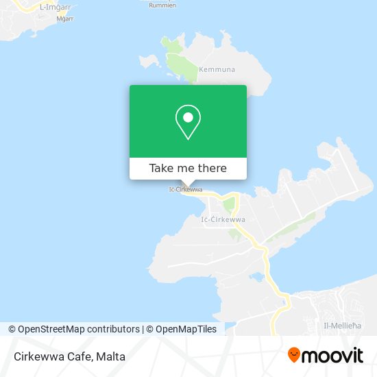 Cirkewwa Cafe map