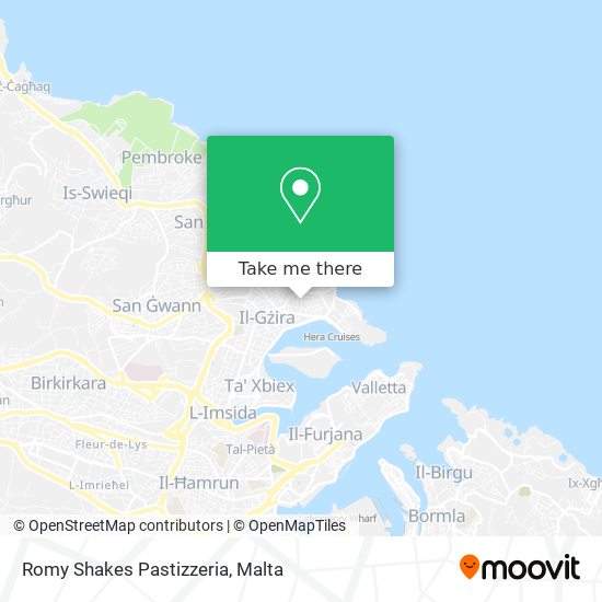 Romy Shakes Pastizzeria map