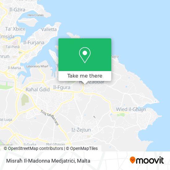 Misraħ Il-Madonna Medjatriċi map