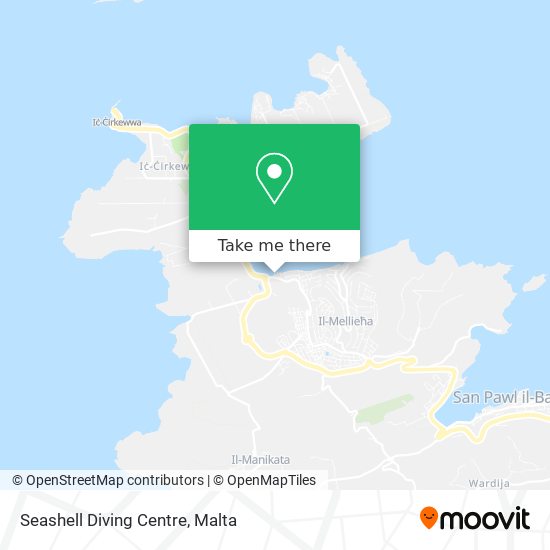Seashell Diving Centre map