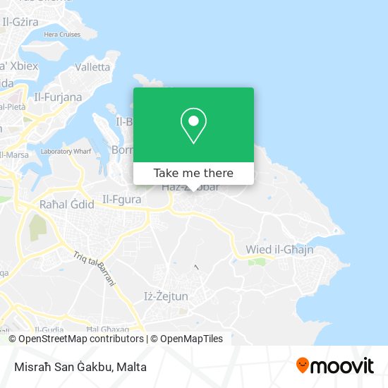 Misraħ San Ġakbu map
