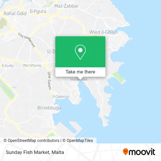 Sunday Fish Market map