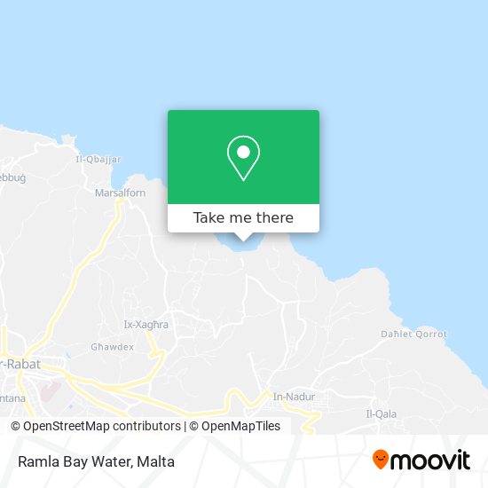 Ramla Bay Water map