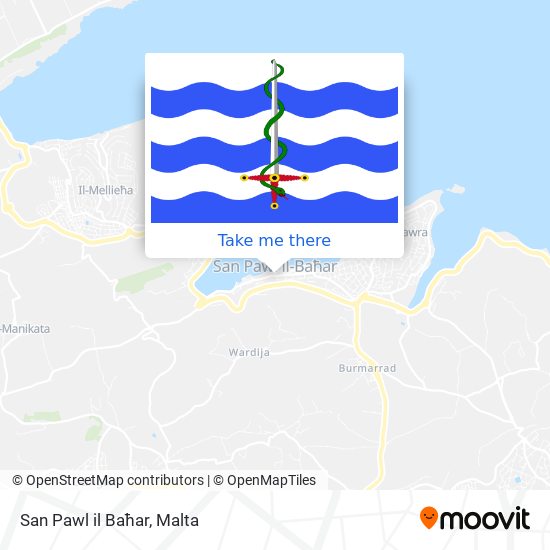 San Pawl il Baħar map