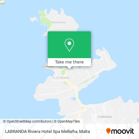 LABRANDA Riviera Hotel Spa Mellieħa map