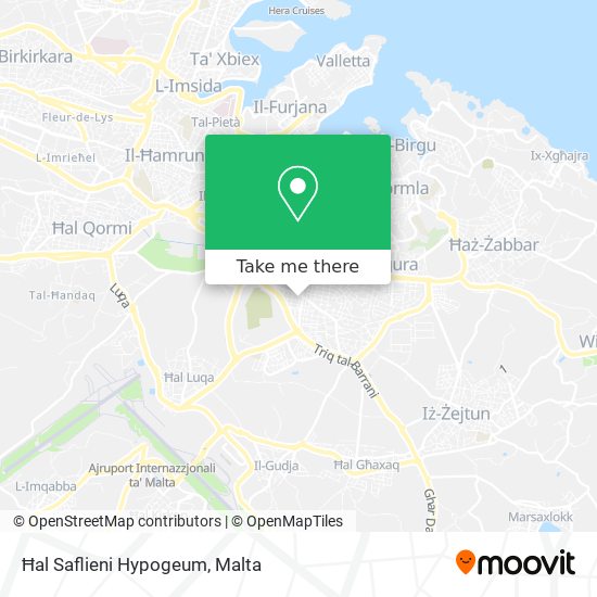 Ħal Saflieni Hypogeum map