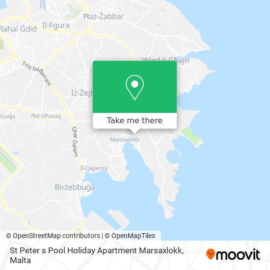 St Peter s Pool Holiday Apartment Marsaxlokk map