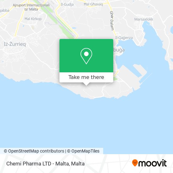 Chemi Pharma LTD - Malta map
