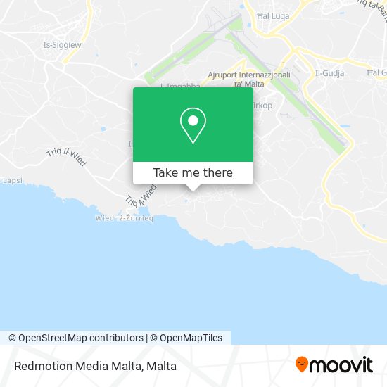 Redmotion Media Malta map