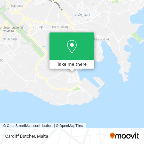 Cardiff Butcher map