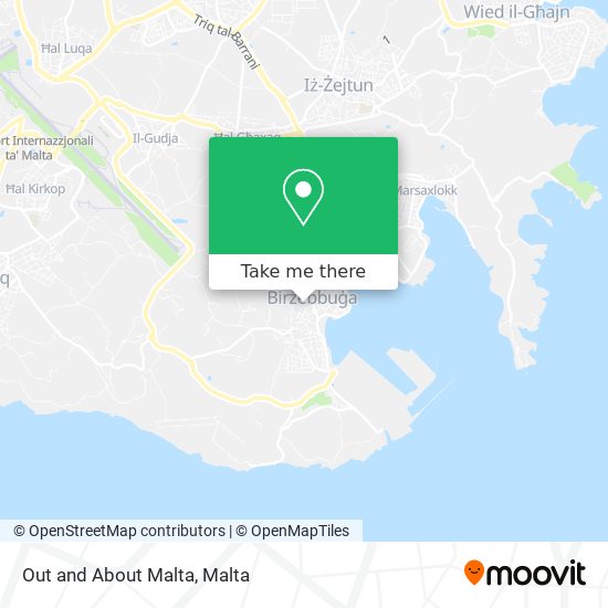 Out and About Malta map