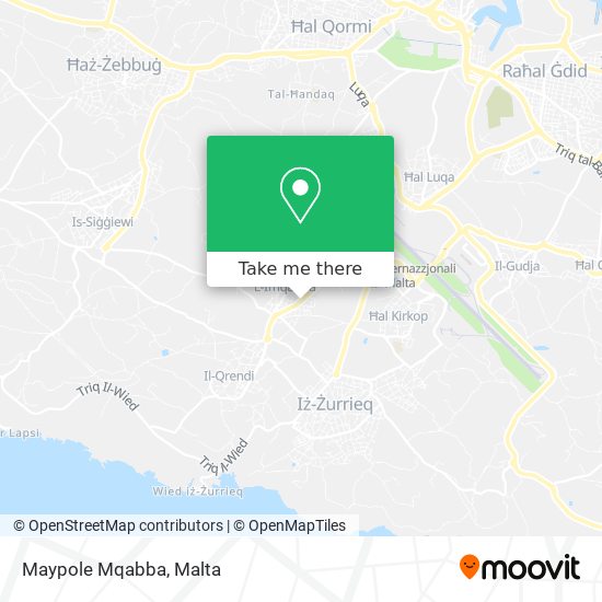 Maypole Mqabba map