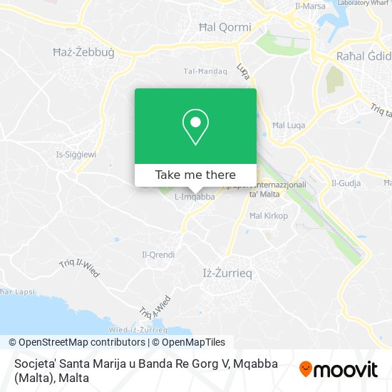 Socjeta' Santa Marija u Banda Re Gorg V, Mqabba (Malta) map