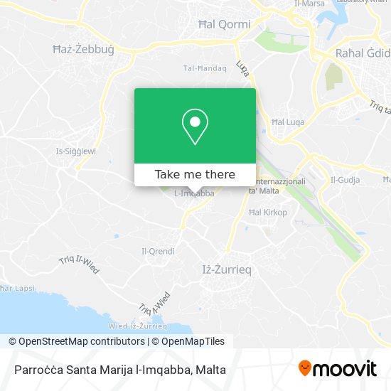 Parroċċa Santa Marija l-Imqabba map