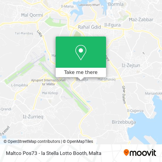 Maltco Pos73 - la Stella Lotto Booth map
