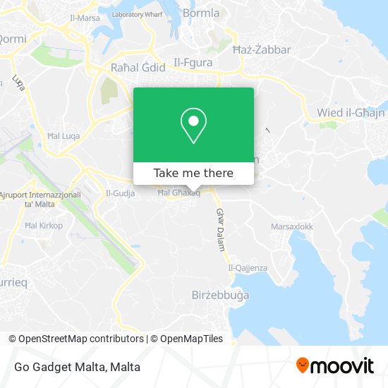 Go Gadget Malta map