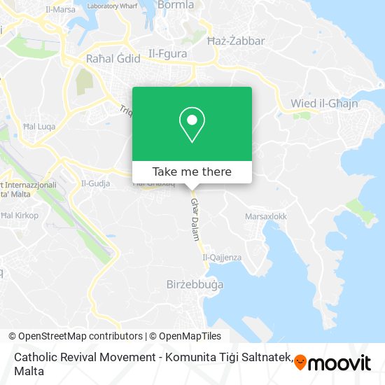 Catholic Revival Movement - Komunita Tiġi Saltnatek map
