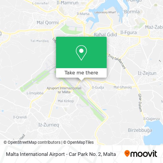 Malta International Airport - Car Park No. 2 map