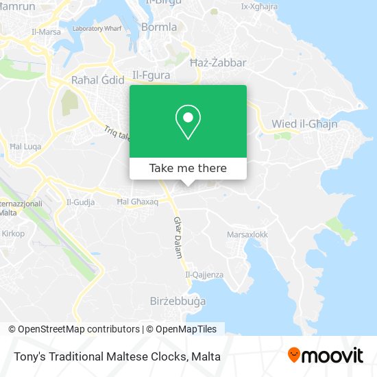 Tony's Traditional Maltese Clocks map
