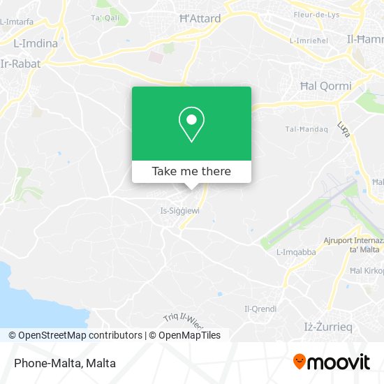 Phone-Malta map